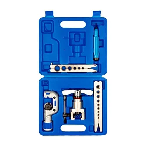 Wostore Flaring Tools Set 15 Sizes | Durable HVAC & Refrigeration Flare Kit with Tube Cutter & Reamer - main product image