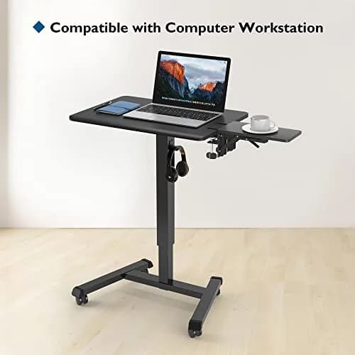 BONTEC Desk Extender Tray 30cm x 15cm (11.8"x5.9") | Clamp-On Ergonomic Arm Rest for Home & Office Use thumbnail 5