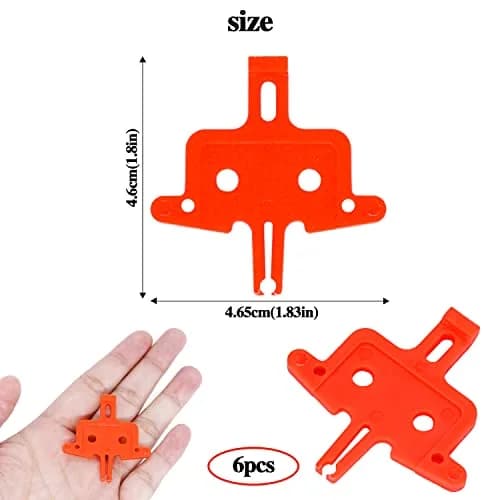 Sliverdew Bicycle Brake Pad Spacer 6PCS | Hydraulic Disc Brake Tool for MTB & Road Bikes thumbnail 2