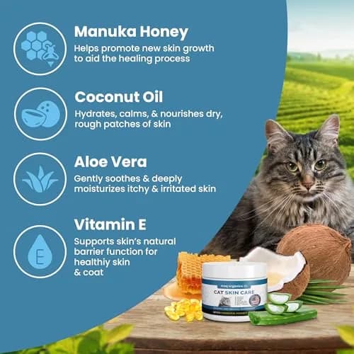 ResQ Organics Cat Paw Balm 4 oz | Soothes & Hydrates Dry Skin & Hotspots thumbnail 2