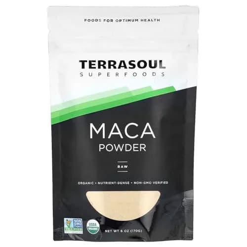 Terrasoul Superfoods Organic Raw Maca Powder 6 Oz | Supports Energy & Stamina thumbnail 1