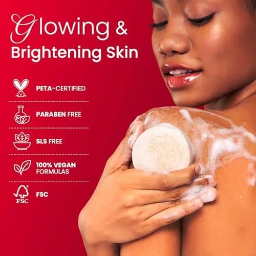 Koji White Kojic Acid Bump Eraser Body Scrub Soap 2 Bars | Brightening & Exfoliating thumbnail 5