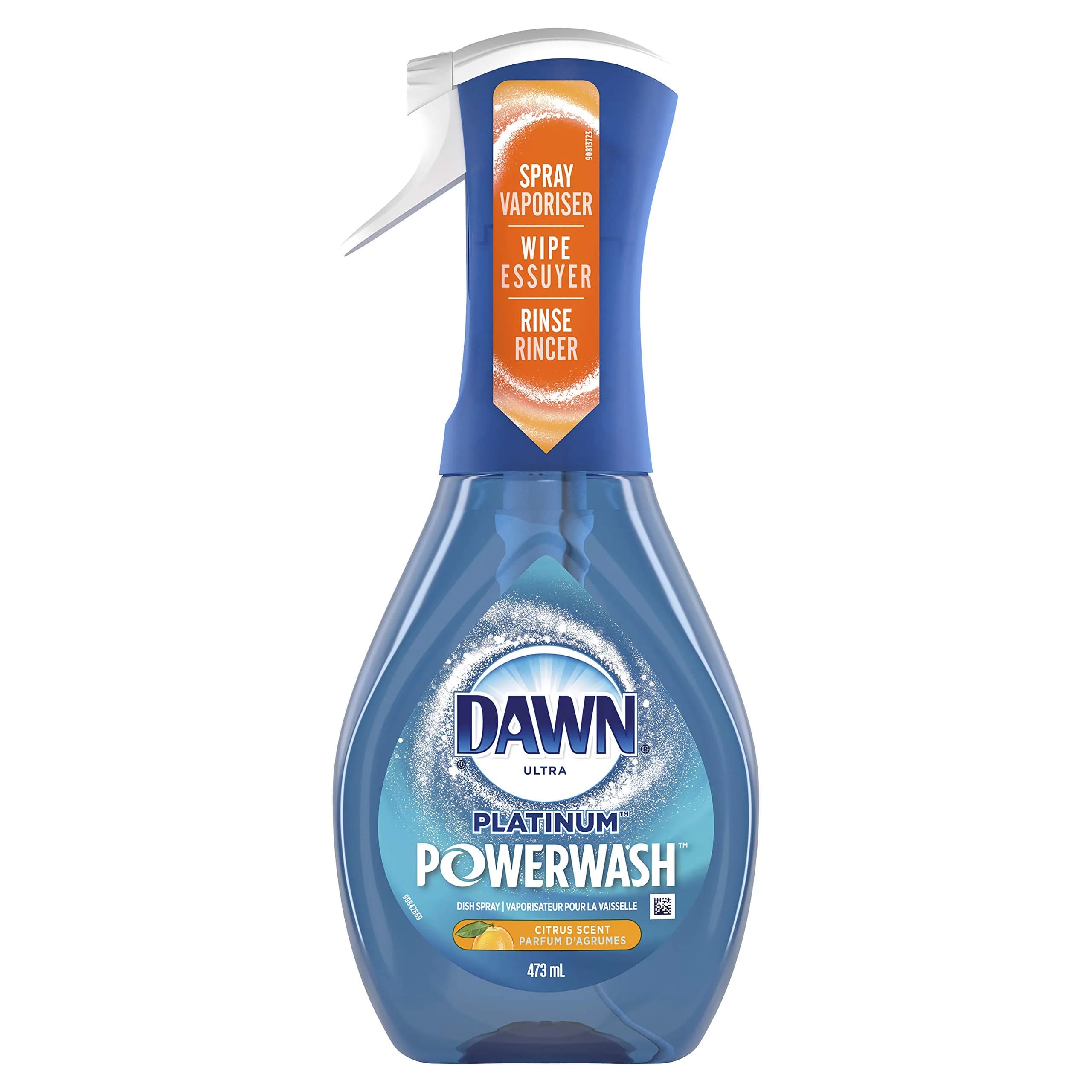 Dawn Powerwash Dish Spray with Refillable Bottle, 16 oz | 4X Faster Grease Cleaning - main product image