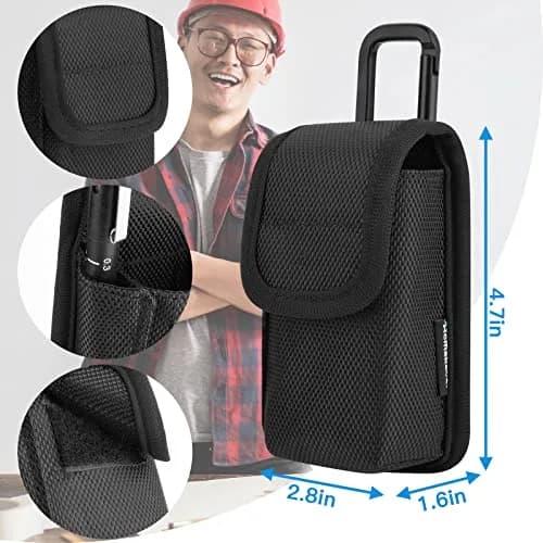 Homakover 1680D Nylon Laser Measure Case Fits Bosch GLM20, DTAPE DT50, GLM100-23 | 11.7 cm x 7.1 cm x 4.1 cm thumbnail 2