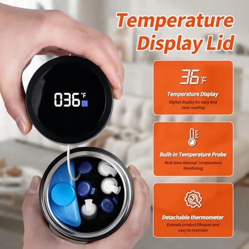 Bogush 60H Insulin Cooler Travel Case with Digital Temp Display 22.9cm (9in) | Keeps Insulin 2-8°C for 40 Hours thumbnail 4