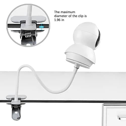 OkeMeeo Flexible Clamp Mount for TP-Link Tapo C210/Tapo C200/Tapo C211/Tapo C220/Kasa KC410S/Kasa EC70/Kasa EC71 | No Drill 15.7 in thumbnail 2