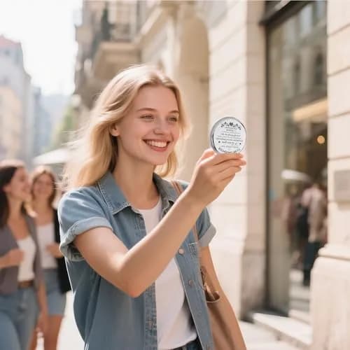 GAOLZIUY Daughter Gifts from Mom Compact Mirror 7.4cm (2.9in) | Engraved Message for Daughter thumbnail 4