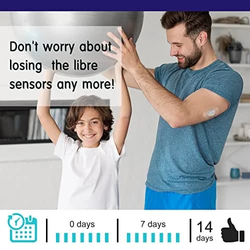 OBUZOO Clear 55Pack Sticker Decal Waterproof Sensor Covers for Libre 3 | Hypoallergenic & Sweatproof thumbnail 7