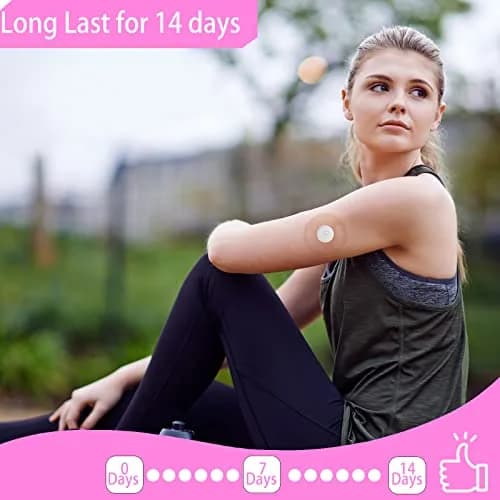 HONYOU Libre 3 Plus Sensor Covers Pink 40 Count | Waterproof Adhesive Patches for Freestyle Bandage thumbnail 4