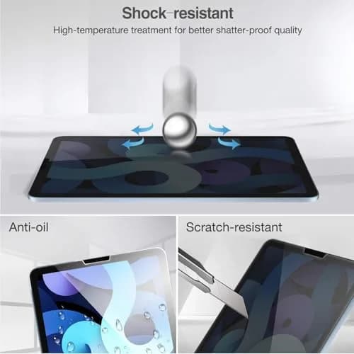 ProCase 2 Pack Privacy Screen Protector for iPad Air 5th/4th Gen & iPad Pro 11" 4th/3rd/2nd/1st Gen 10.9" | Anti-Spy Tempered Glass thumbnail 5