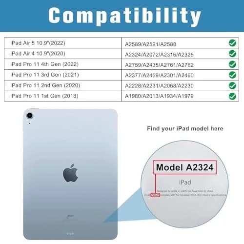 ProCase 2 Pack Privacy Screen Protector for iPad Air 5th/4th Gen & iPad Pro 11" 4th/3rd/2nd/1st Gen 10.9" | Anti-Spy Tempered Glass thumbnail 2