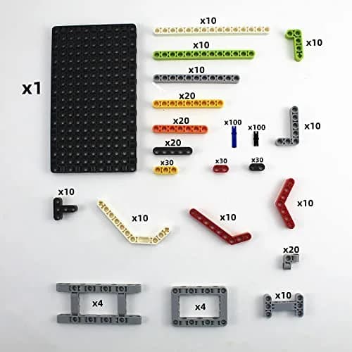 TTLYHEK MOC Parts Beams Pins Panel Connectors Bricks Sets Frame Liftarms for Technical Car DIY STEM Building Block Toys Replacement Parts (479 pcs) thumbnail 2
