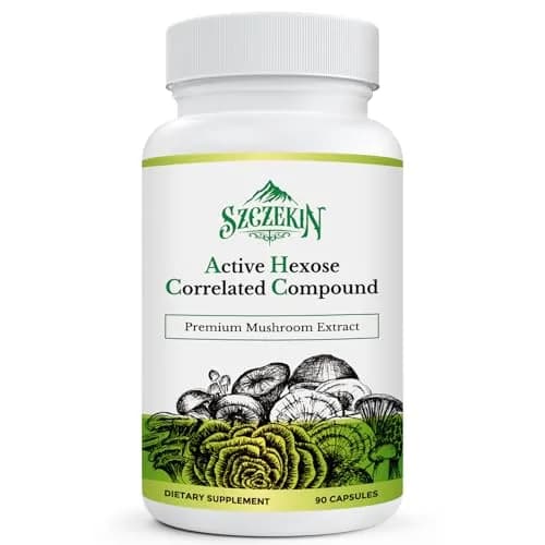 SZCZEKIN Active Hexose Correlated Compound 1500 mg Supplement | Immune & Liver Support, 90 Veggie Capsules thumbnail 1