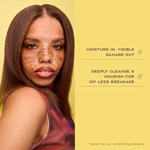 Shea Moisture Strengthen and Restore Shampoo Jamaican Black Castor Oil 710ml (24 Fl Oz) | For Damaged Hair & Breakage Control thumbnail 5