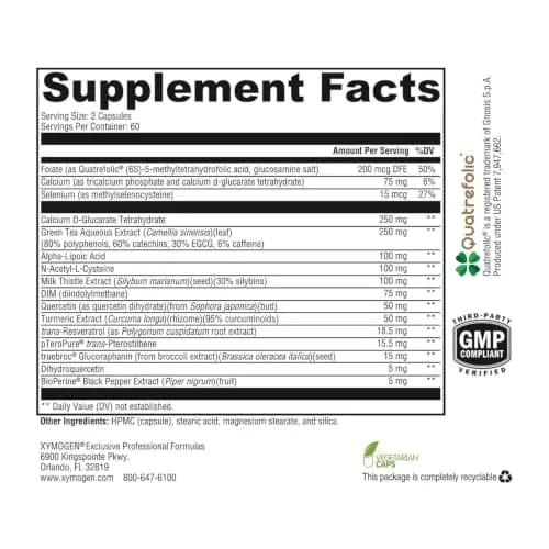XYMOGEN XenoProtX 120 Capsules | Estrogen Metabolism & Liver Detox Support thumbnail 2