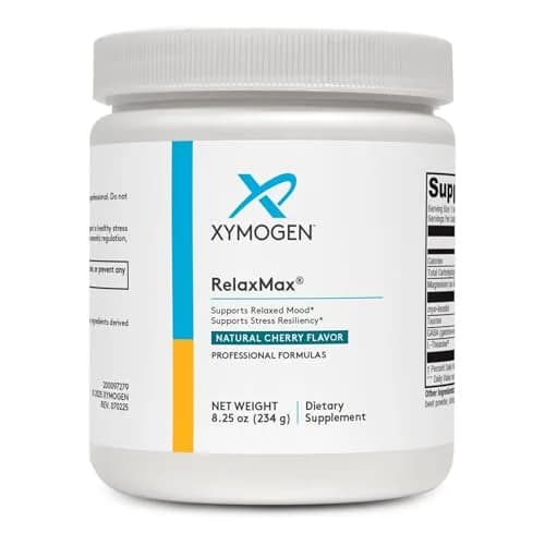XYMOGEN RelaxMax Cherry 8.25 Oz | Magnesium Powder for Stress & Mood Support thumbnail 1