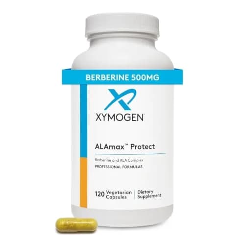 XYMOGEN ALAmax Protect, 120 Capsules | Berberine & ALA Support Cardiometabolic Health thumbnail 1