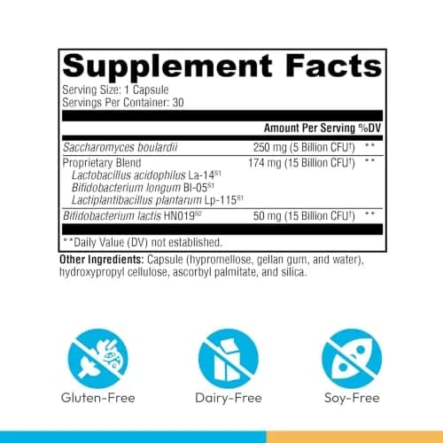 XYMOGEN ProbioMax Sb 35B 30 Capsules | 35 Billion CFU Digestive Support thumbnail 2