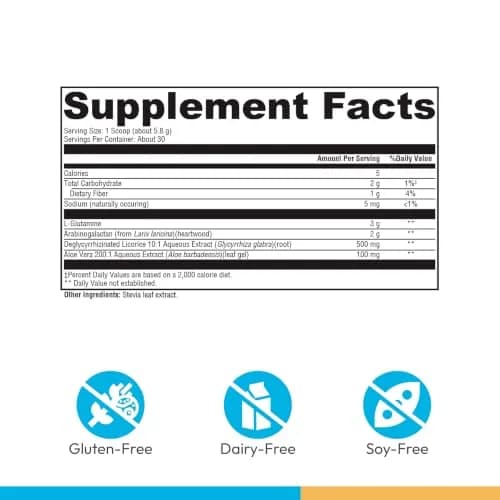 XYMOGEN GlutAloeMine 12.28 oz | Gut & Digestive Support with L-Glutamine & Aloe Vera thumbnail 2