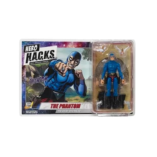 Boss Fight Studio Hero H.A.C.K.S. 21st Phantom Action Figure, Wave 1.5 – Highly Articulated Figurine & Accessories, 1:18 thumbnail 6
