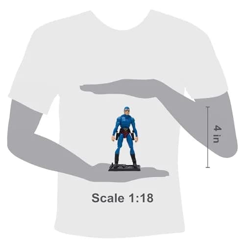 Boss Fight Studio Hero H.A.C.K.S. 21st Phantom Action Figure, Wave 1.5 – Highly Articulated Figurine & Accessories, 1:18 thumbnail 3