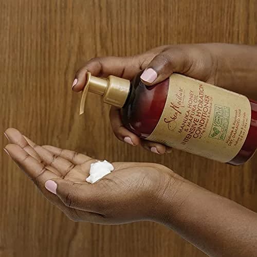 Shea Moisture Manuka Honey & Mafura Oil Intensive Hydration Conditioner 13 Fl Oz (Pack of 4) | Hydrate + Replenish Curly Hair thumbnail 9