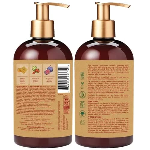 Shea Moisture Manuka Honey & Mafura Oil Intensive Hydration Conditioner 13 Fl Oz (Pack of 4) | Hydrate + Replenish Curly Hair thumbnail 2