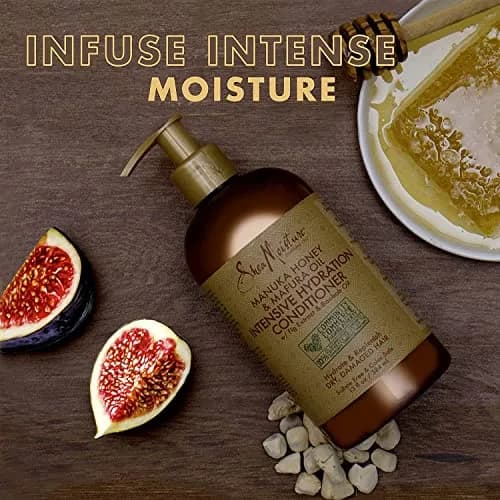 Shea Moisture Manuka Honey & Mafura Oil Intensive Hydration Conditioner 13 Fl Oz (Pack of 4) | Hydrate + Replenish Curly Hair thumbnail 3