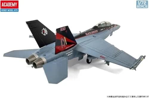 Academy 1/72 US Navy F-14B Tomcat VF-103 Jolly Rogers Plastic Model 262mm | Unassembled Aircraft Kit thumbnail 9