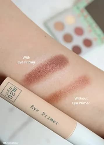 M2U NYC Eyeshadow Primer – Waterproof, Long-Lasting, Hydrating with Hyaluronic Acid (0.5 Oz) for All Skin Types thumbnail 10