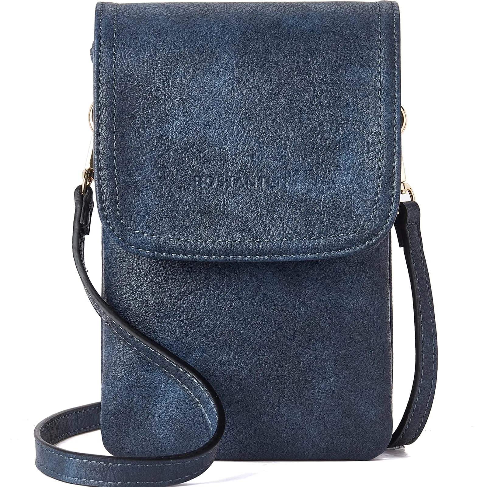 BOSTANTEN Small Crossbody Bag for Women Designer Cell Phone Purse | Vegan Leather, Compact & Stylish (4.9in x 2in x 7.1in) - main product image