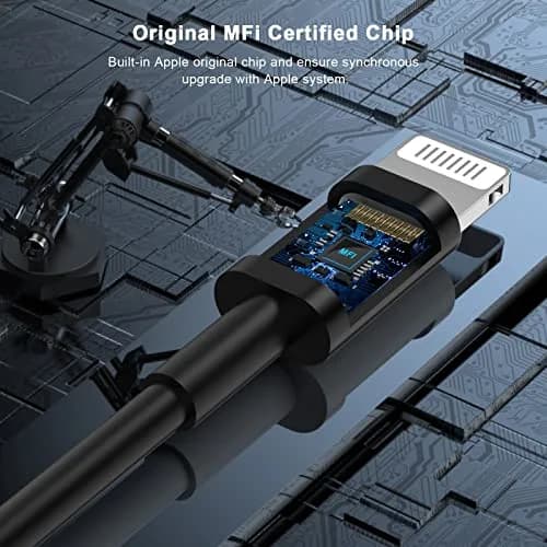 Belcompany Lightning to 30 Pin Adapter for iPhone | Apple MFi Certified 8-Pin to 30-Pin Converter (Black) thumbnail 2