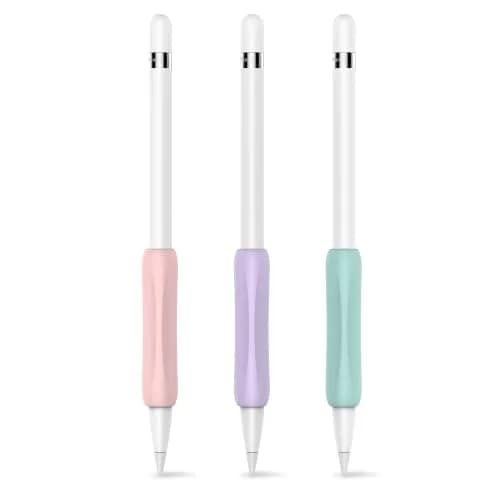 Delidigi Apple Pencil Grip, Ergonomic Silicone Sleeve for 1st/2nd Gen | Soft, Anti-Slip, No-Roll thumbnail 1