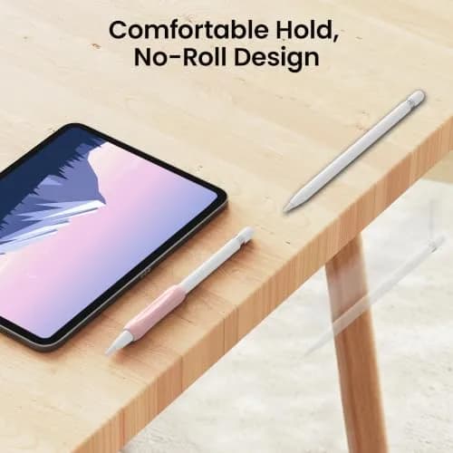 Delidigi Apple Pencil Grip, Ergonomic Silicone Sleeve for 1st/2nd Gen | Soft, Anti-Slip, No-Roll thumbnail 5