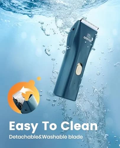oneisall Quiet Pet Clippers for Cat Matted Hair, Cordless Cat Hair Trimmer with Storage Bag | Low Noise Under 50 dB thumbnail 5