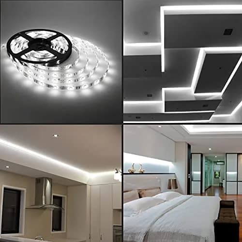 Foxdam White 2Pack String Light | Waterproof LED Strip for Indoor & Outdoor Decor thumbnail 3