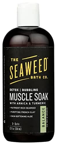 The Seaweed Bath Co. Detox Bubbling Muscle Soak, Lavender & Tea Tree, 12 Fl Oz | Vegan & Paraben Free thumbnail 1
