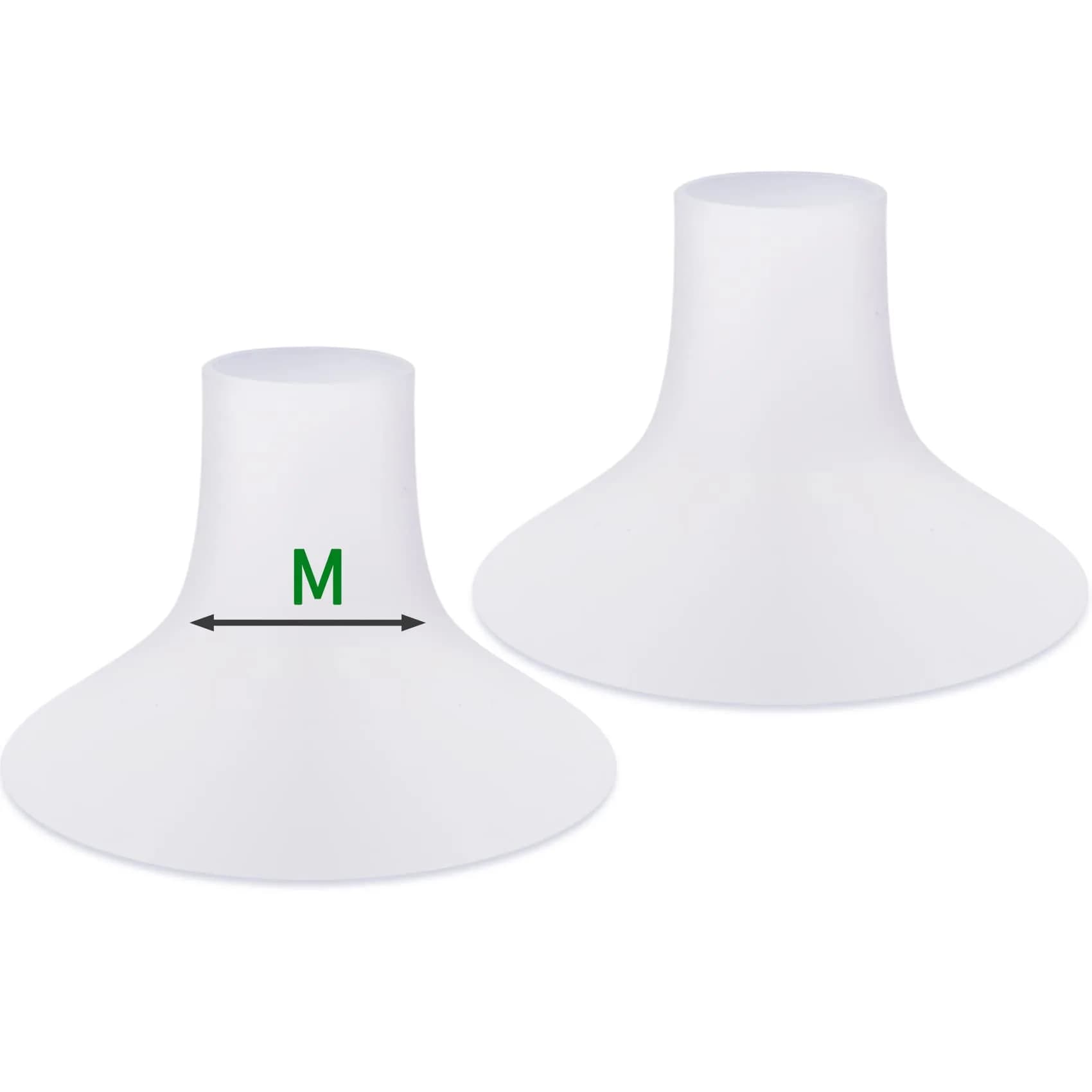 Mompmuir Breast Pump Cushion Insert (M, 2 pc) | Silicone Flange Sizing for Spectra & Medela Pumps - main product image