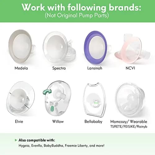 Mompmuir Breast Pump Cushion L (2 pc) | Reduces Pumping Pain, Customizes Flange Fit for 27-29mm Shields thumbnail 3