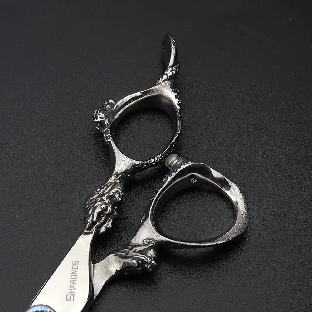 SHARONDS Professional Hair Cutting Dragon Shears 7 Inch (17.78 cm) | Sharp Stainless Steel Barber Scissors - view 6