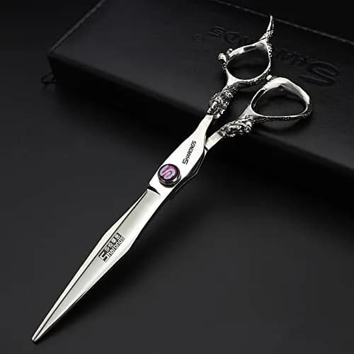 SHARONDS 7" 7.5" 8"9" Professional Hairdressing Scissors Barber Salon Hair Cutting Dragon Shears (Large) | Stainless Steel, Ergonomic Design thumbnail 7