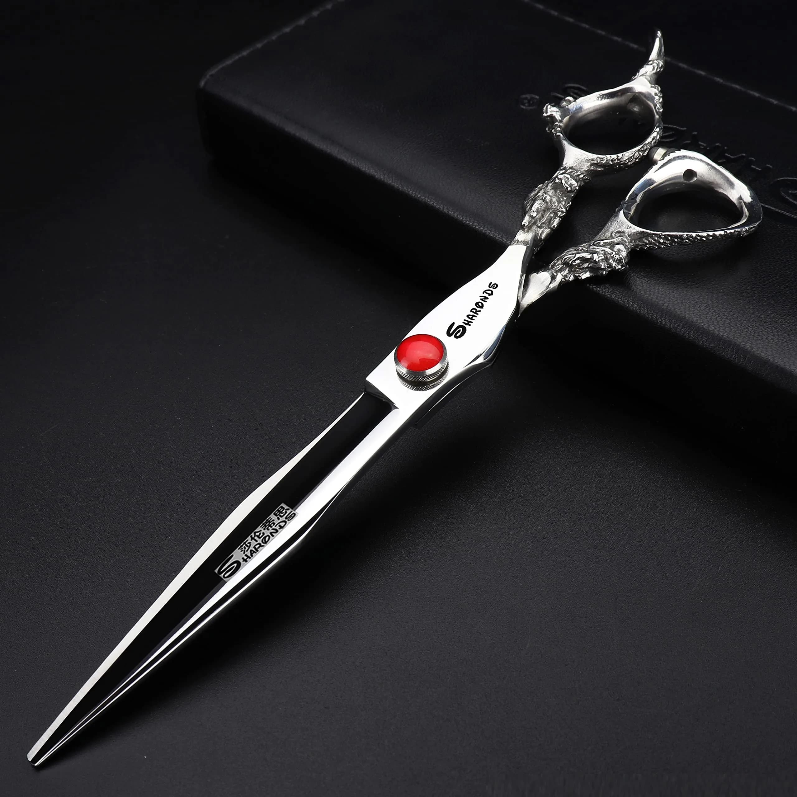 SHARONDS Professional 8 Inch Dragon Hair Cutting Shears - Precision Barber Salon Tool - view 2