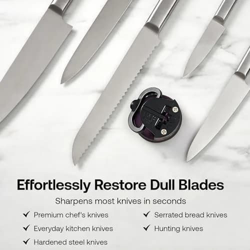 AnySharp Knife Sharpener – Sunflower | Hands-Free, Easy to Use, Compact thumbnail 5