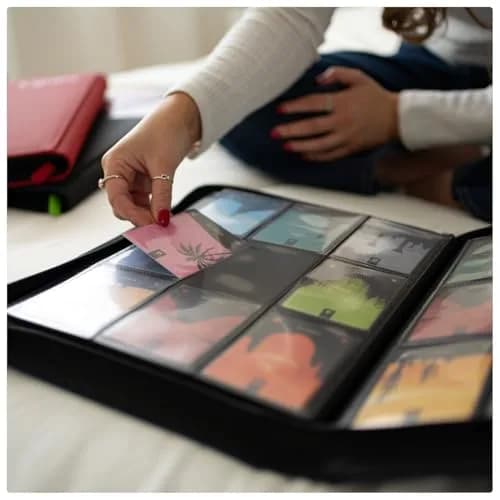 Vault X 9 Pocket Zip Trading Card Binder 360 Cards Exo-Tec Pink | Premium Card Protection thumbnail 6