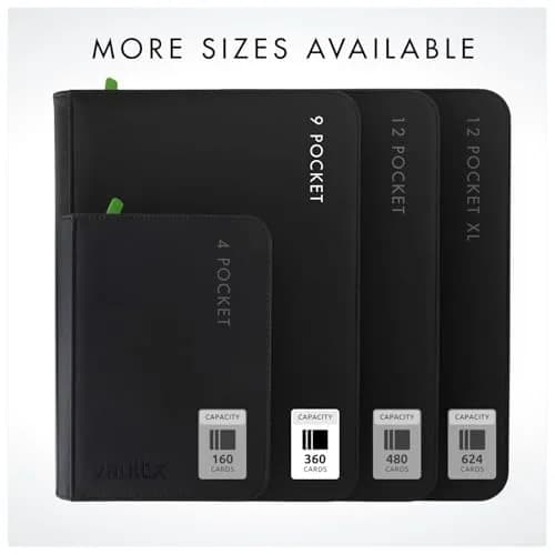 Vault X 9 Pocket Zip Trading Card Binder 360 Cards Exo-Tec Pink | Premium Card Protection thumbnail 8
