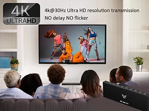 DiamondTiger 8 Port 4K HDMI Switcher Box IR Remote Control PC PS4 Xbox | 4K@30Hz, 8-in-1 Out, Durable Metal Enclosure thumbnail 3