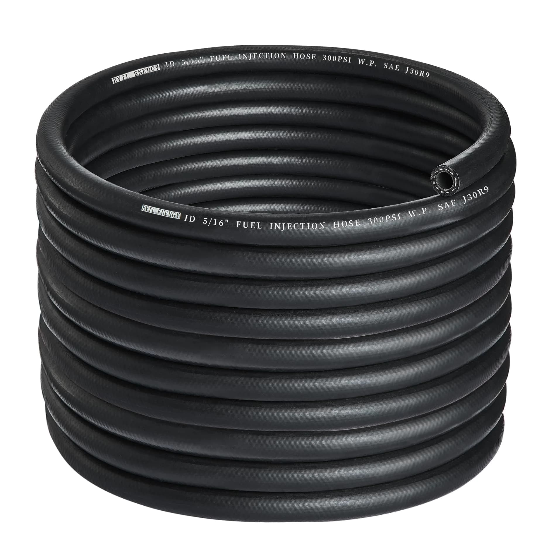 EVIL ENERGY 5/16" SAE J30R9 Fuel Injection Hose 8mm (0.315 in) x 25ft (7.62 m) | 300 PSI Working Pressure - main product image