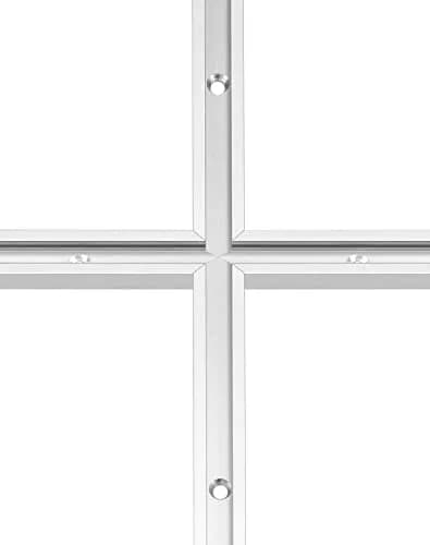QWORK Aluminum T Track 48 Inch (121.9 cm) - 4 Pack | Universal Double Cut Profile for Woodworking Fixtures thumbnail 7