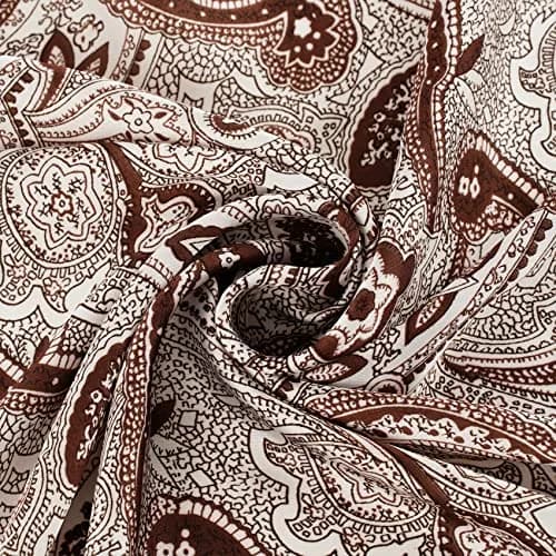GERINLY Tribal Pattern Silk Neck Scarf for Men 69cm (27 Inch) | Classic Paisley Design for Western & Indian Wear thumbnail 7