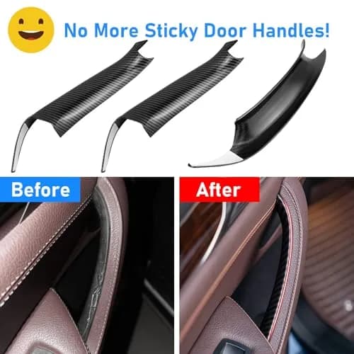 Jaronx Carbon Fiber Pattern Door Handle Covers for BMW X3 F25/X4 F26 (3-Piece Set) thumbnail 5